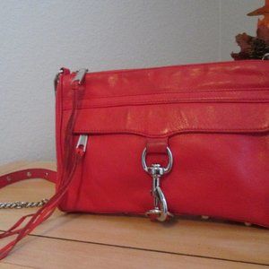 Rebecca Minkoff Large Mac Red Leather Bag